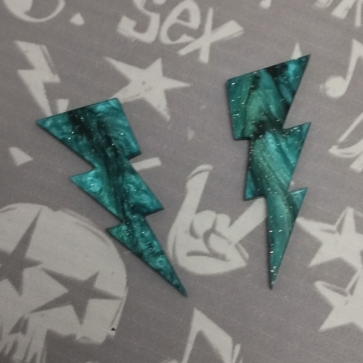 Pendientes Rayo Tres Picos - Imagen 2