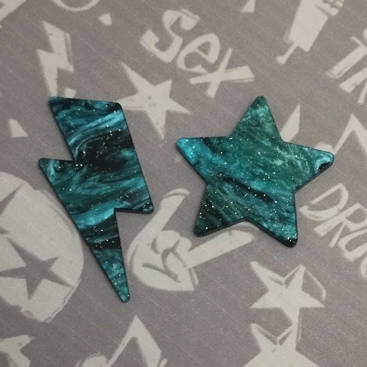 Pendientes Rayo y Estrella - Imagen 2