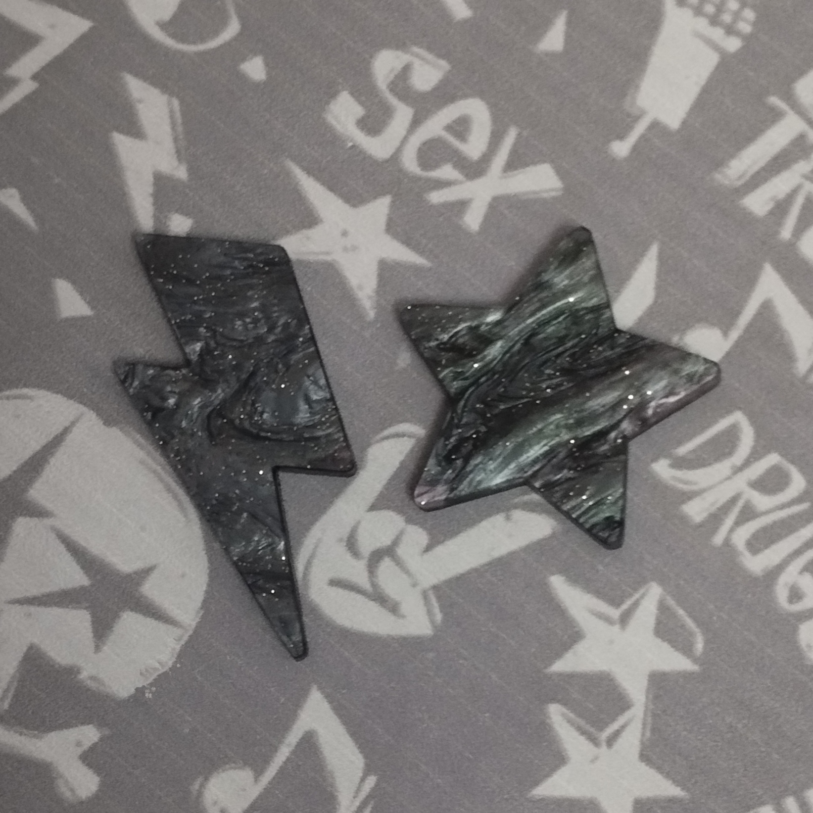 Pendientes Rayo y Estrella