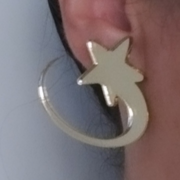 Pendientes Estrella Enrollada - Imagen 2