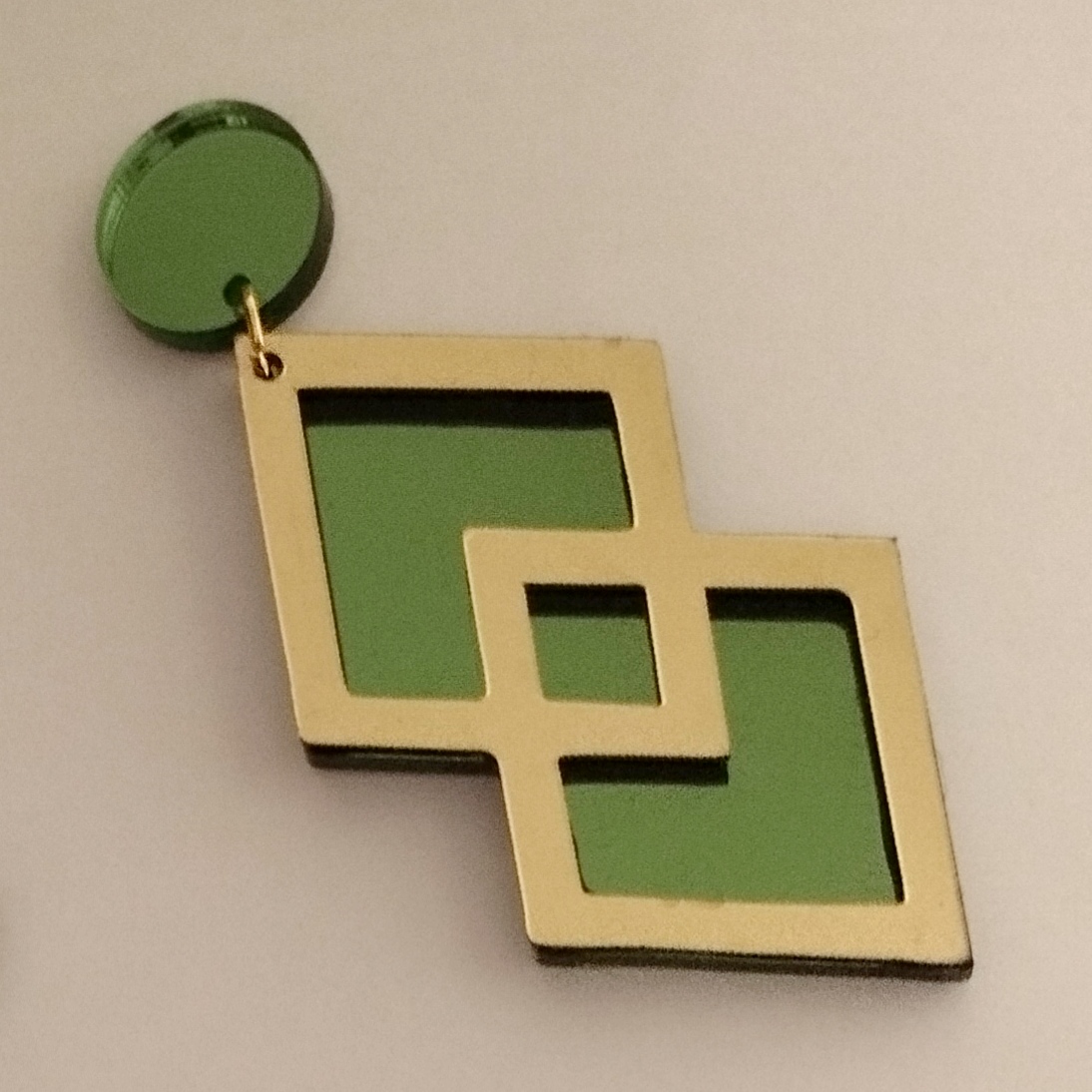 Pendientes Rombos - Imagen 2