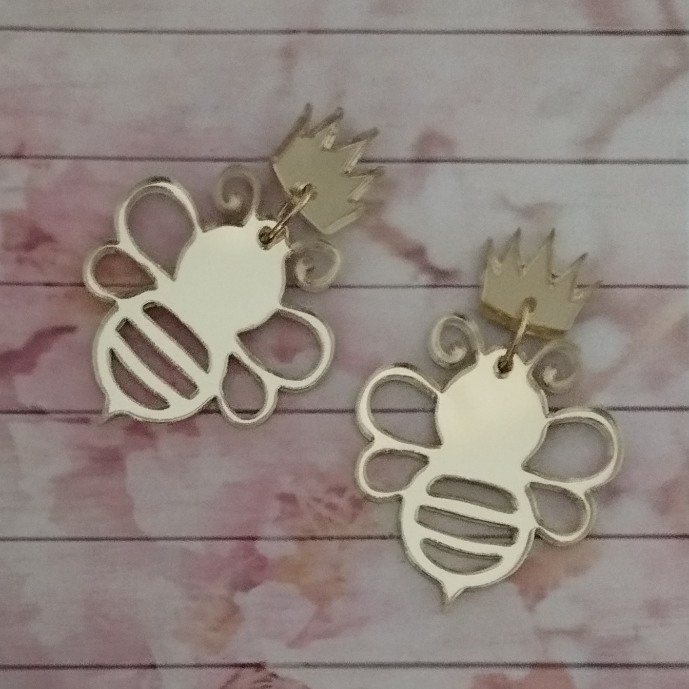 Pendientes Abejita Reina - Imagen 2