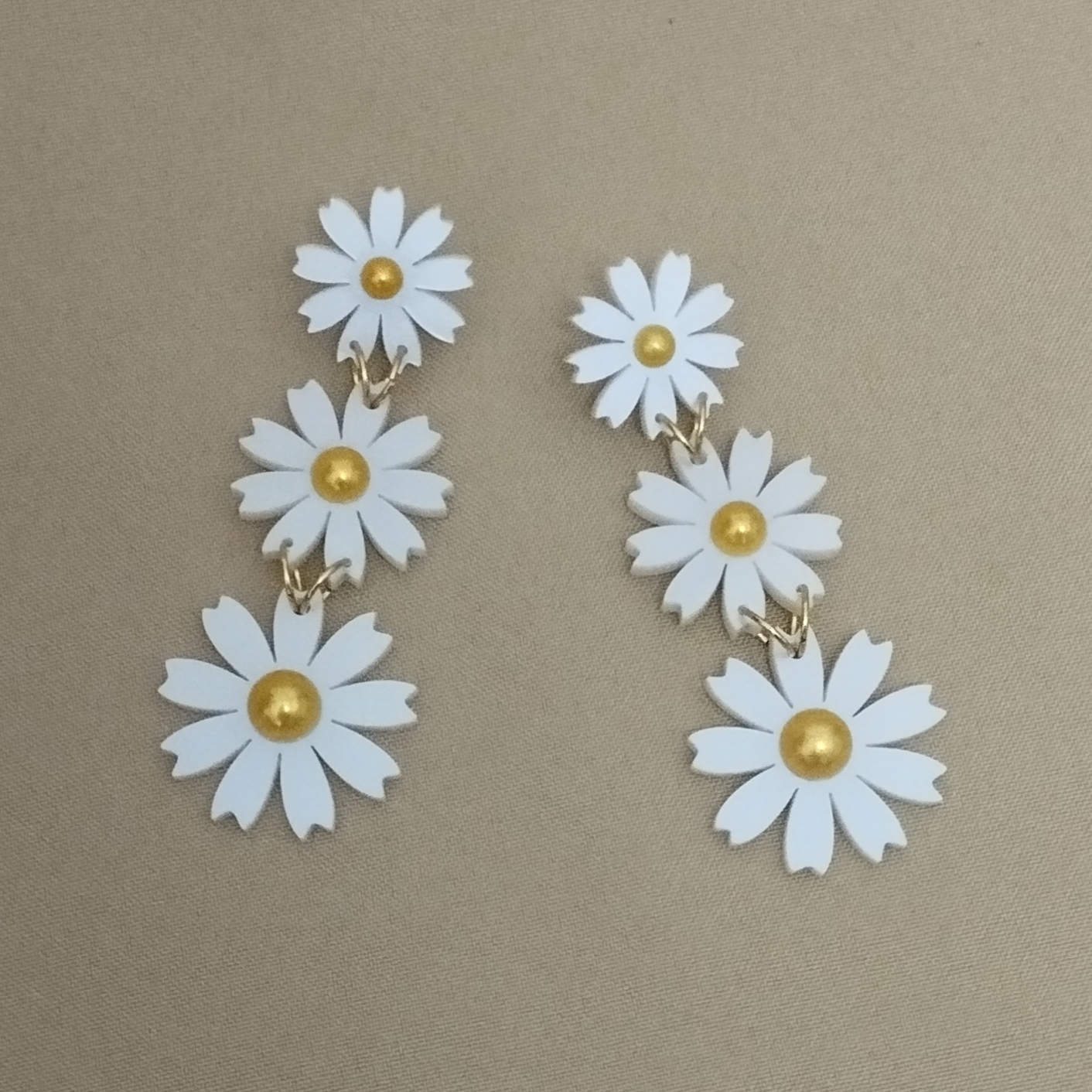 Pendientes Tira Margaritas