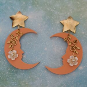 Pendientes Luna Filigrana