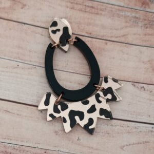 Pendientes Leopardo Picos