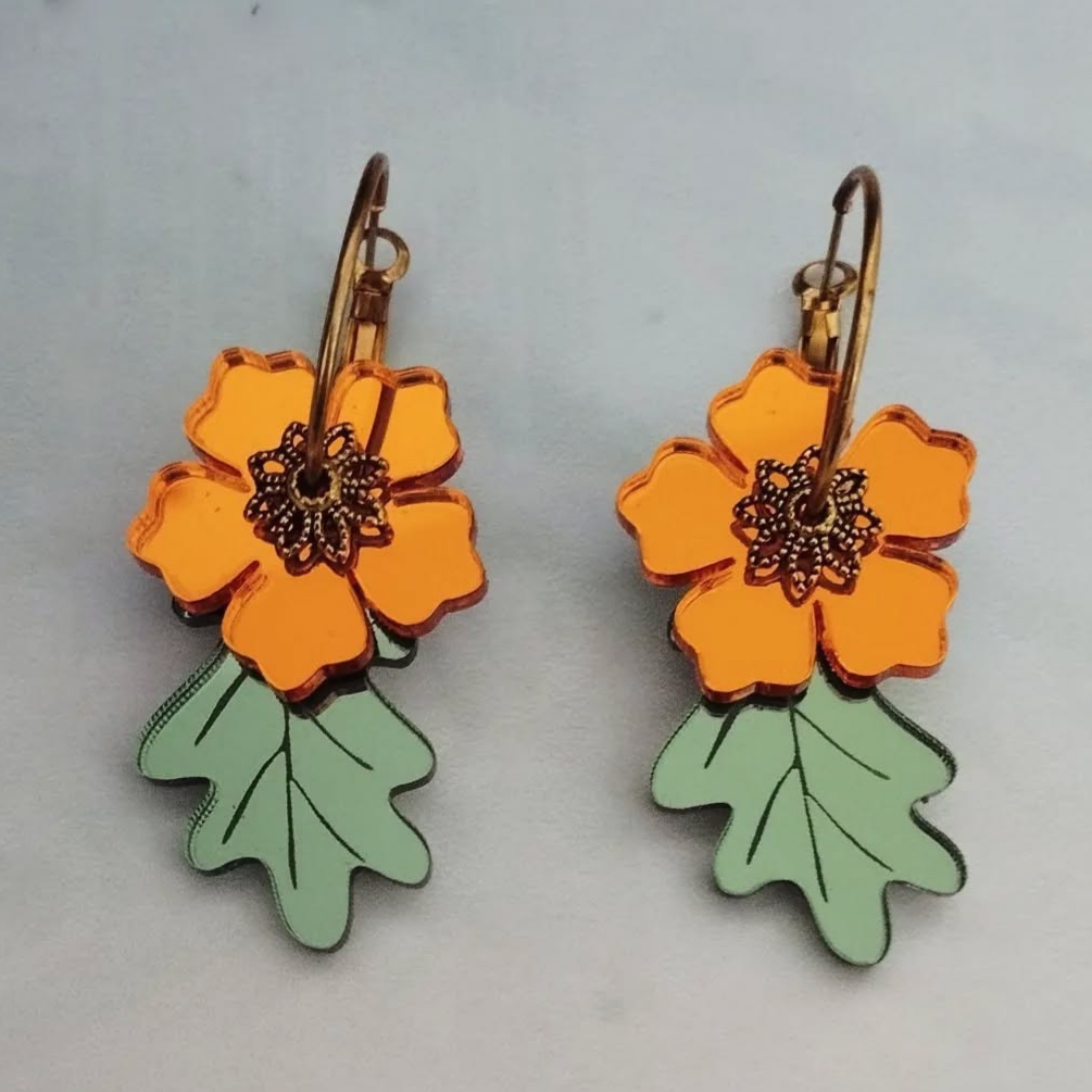 Pendientes Flor Otoño