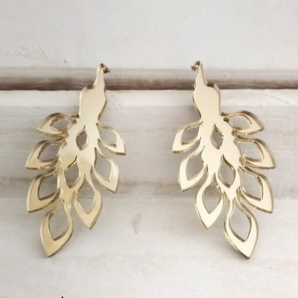 Pendientes Pavo Real