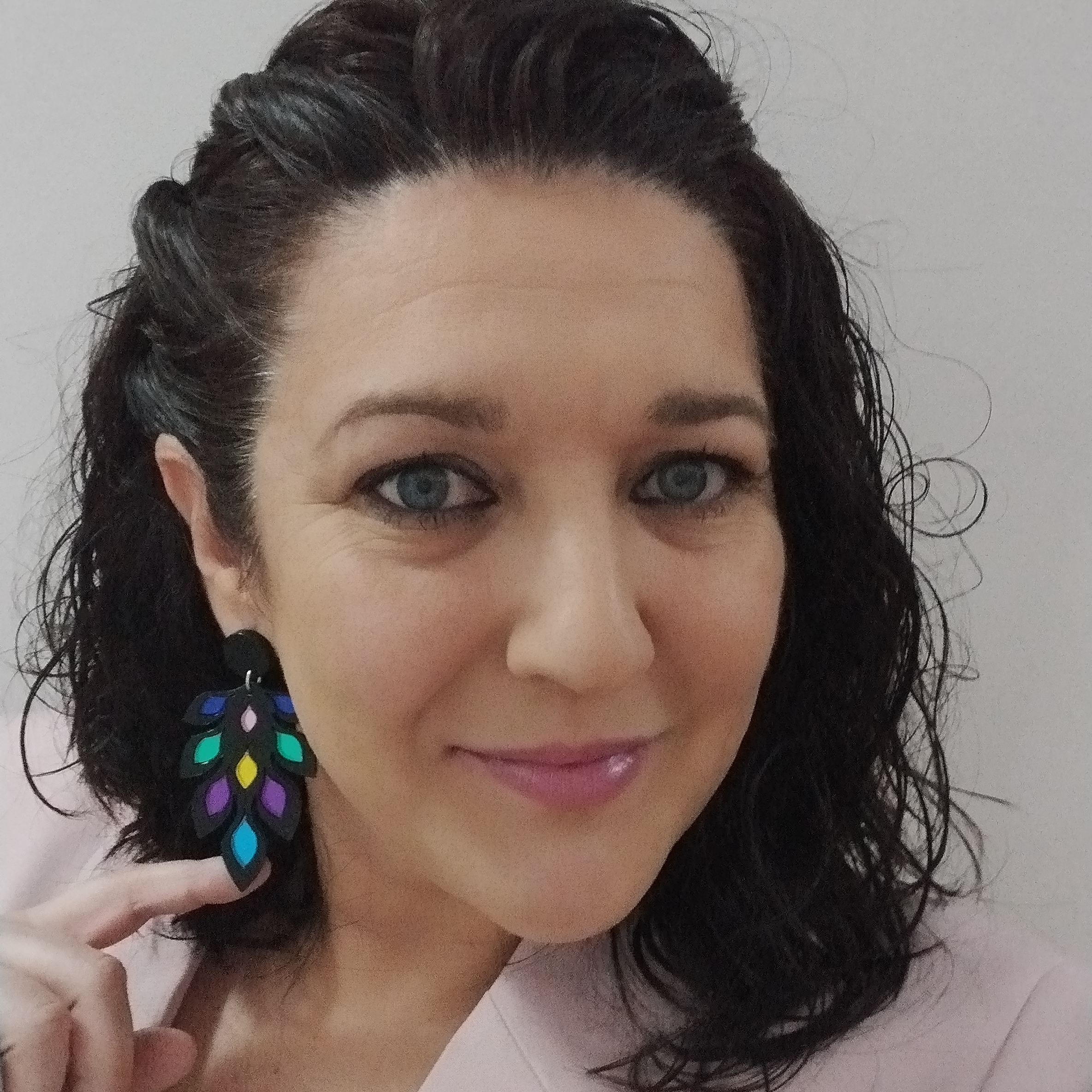 Pendientes Cola Pavo Real - Imagen 5