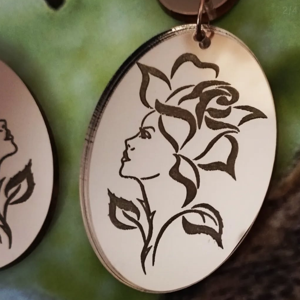 Pendientes Óvalo Mujer - Imagen 2