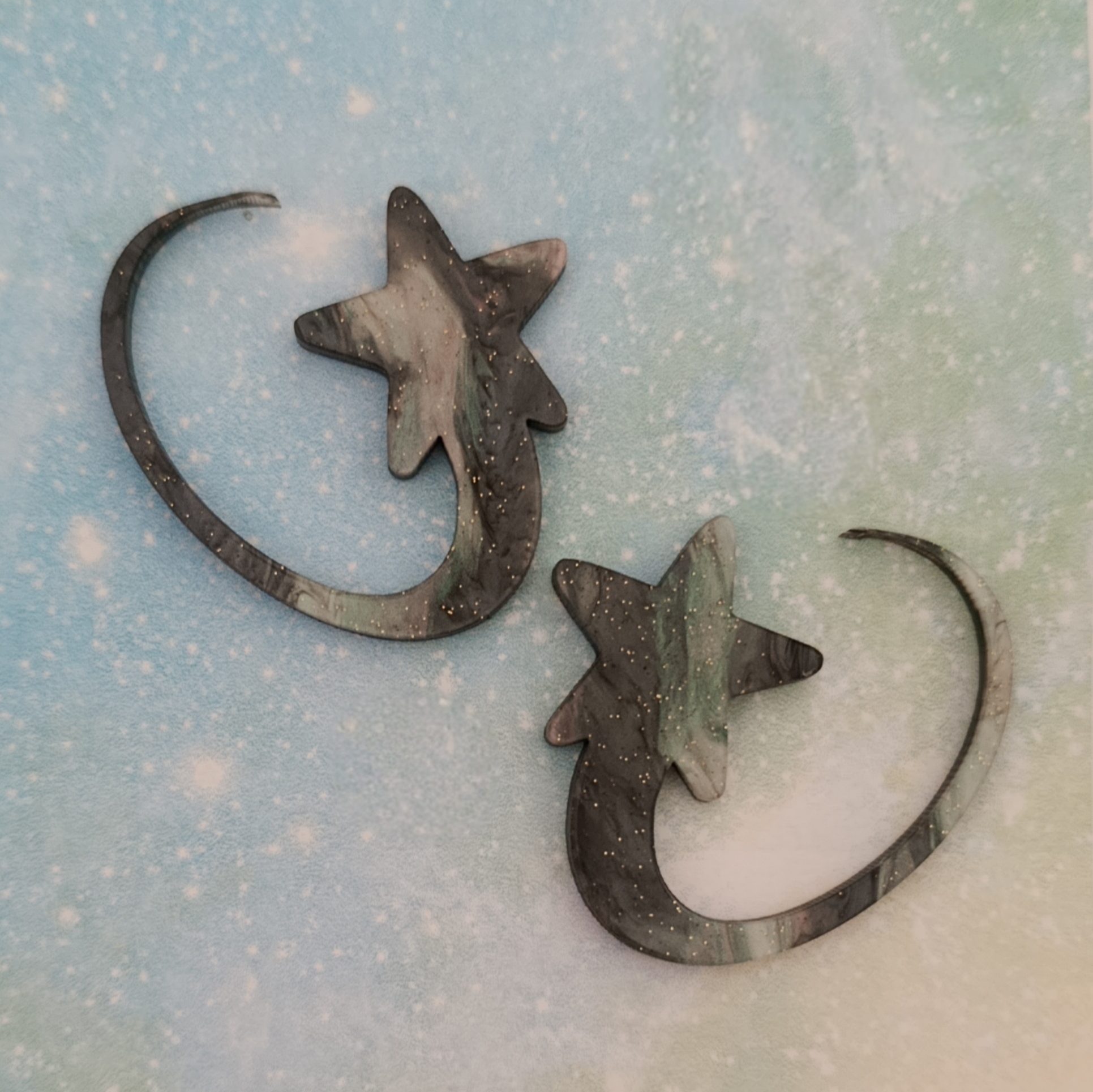 Pendientes Estrella Enrollada - Imagen 3