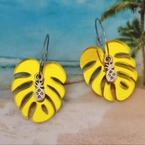 Pendientes Monstera Piña