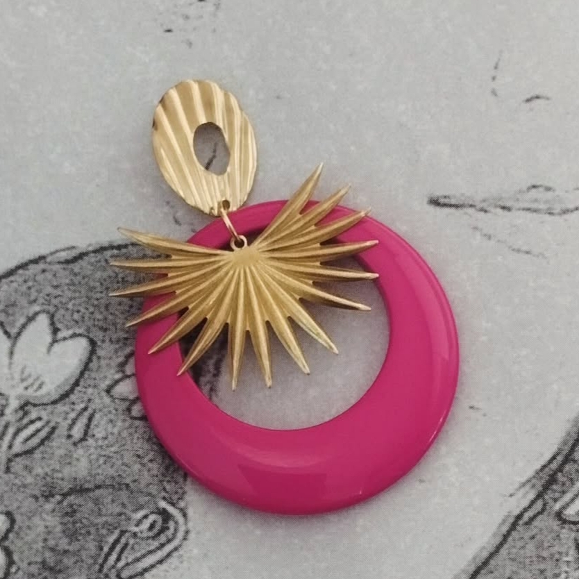 Pendientes Aro Abanico