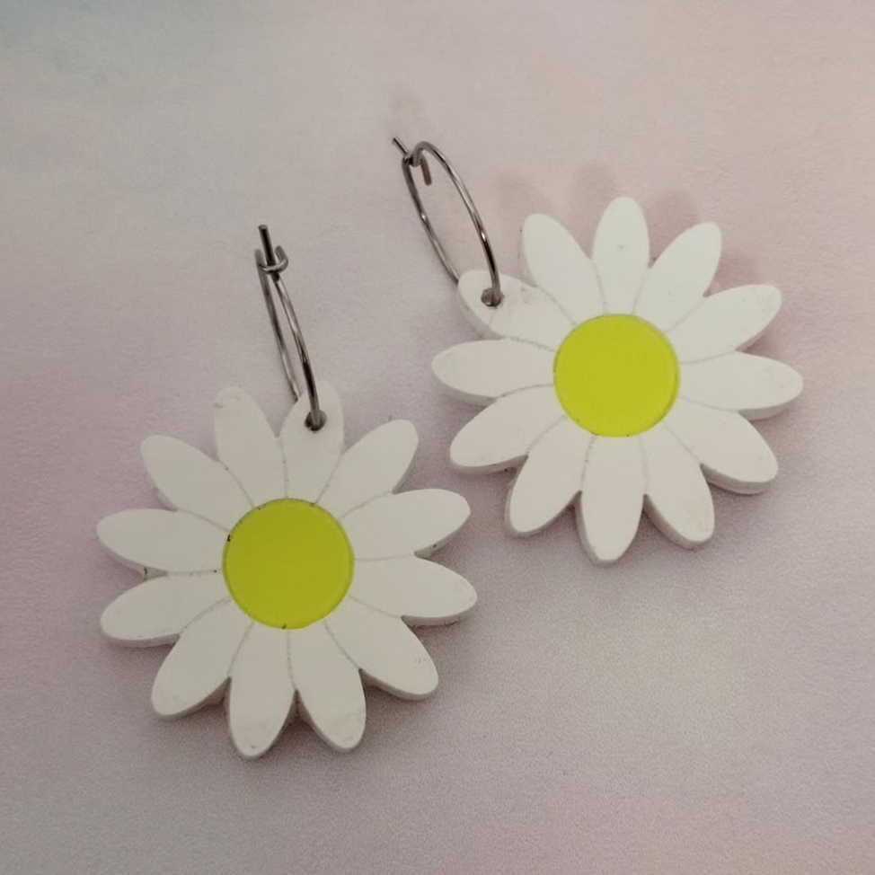 Pendientes Margarita Flúor