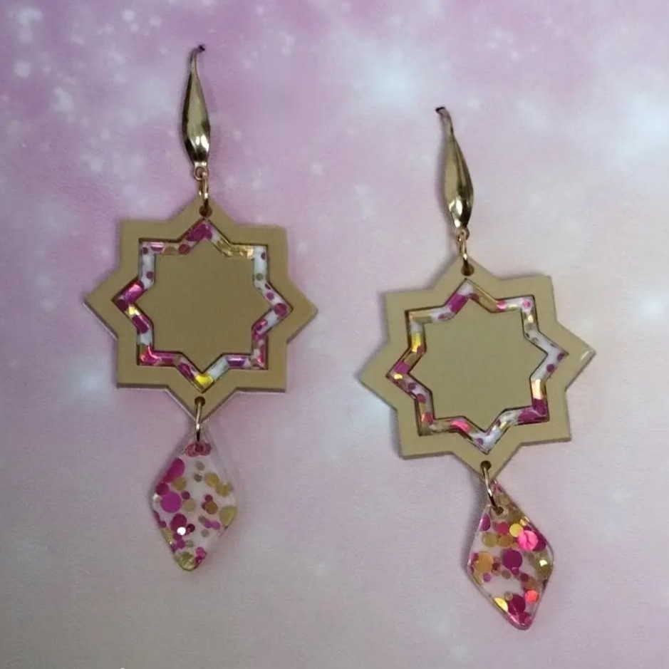 Pendientes Estrella Tartésica Gota