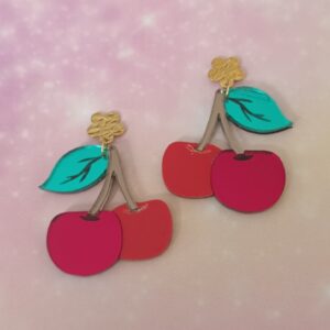 Pendientes Cerezas