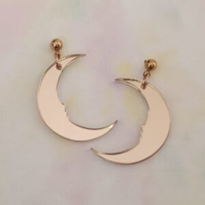 Pendientes Luna Perfil