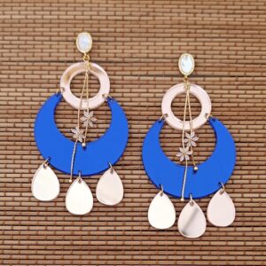 Pendientes Media Luna Gotas