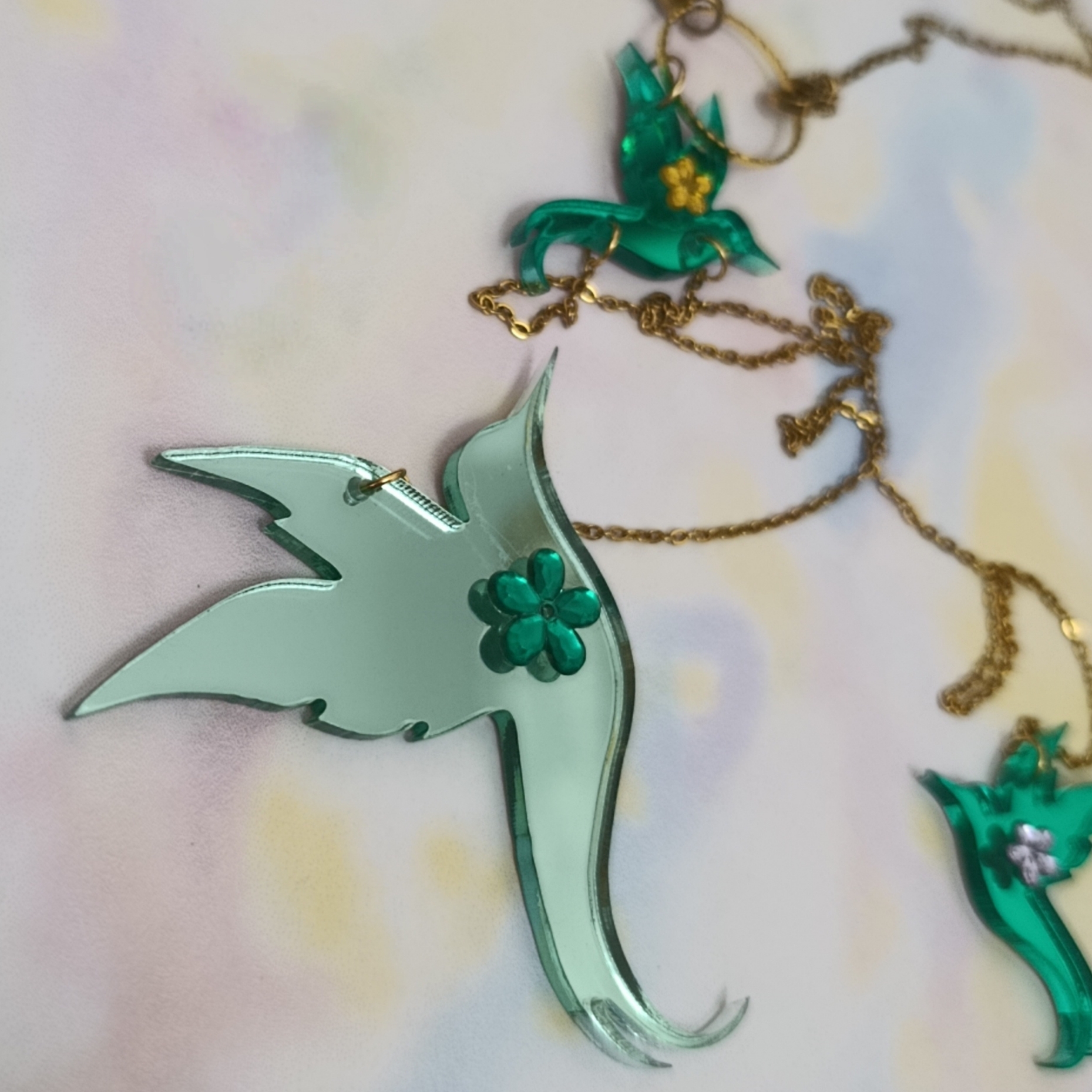 Collar Espalda Colibrís - Imagen 2