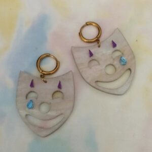Pendientes Máscara Carnaval