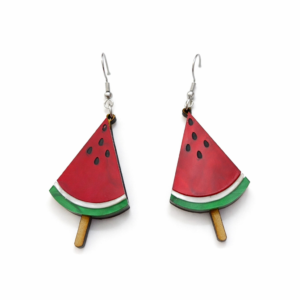 Pendientes Helado Sandía